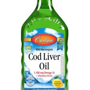 Carlson’s Cod Liver Oil (500 ml) - Lemon Flavored